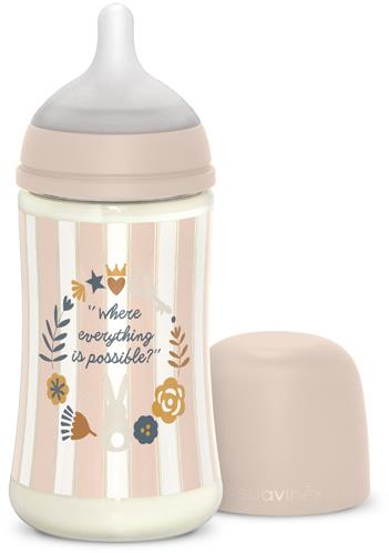 Suavinex Wonderland Fyziologická M 270 ml ružová