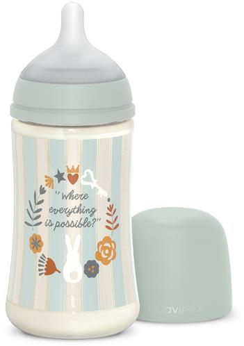 Suavinex Wonderland Fyziologická M 270 ml zelená