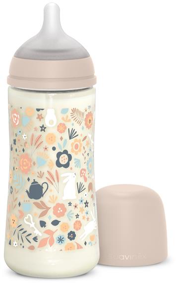 Suavinex Wonderland Fyziologická L 360 ml Liberty ružová