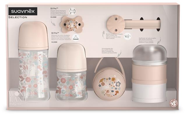 Suavinex Wonderland Novorodenecká sada ružová