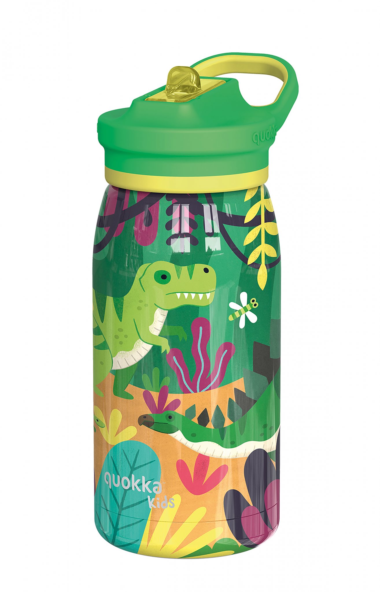 Quokka Termofľaša s náustkom Pop Kids 445 ml Dinosaurus Jungle