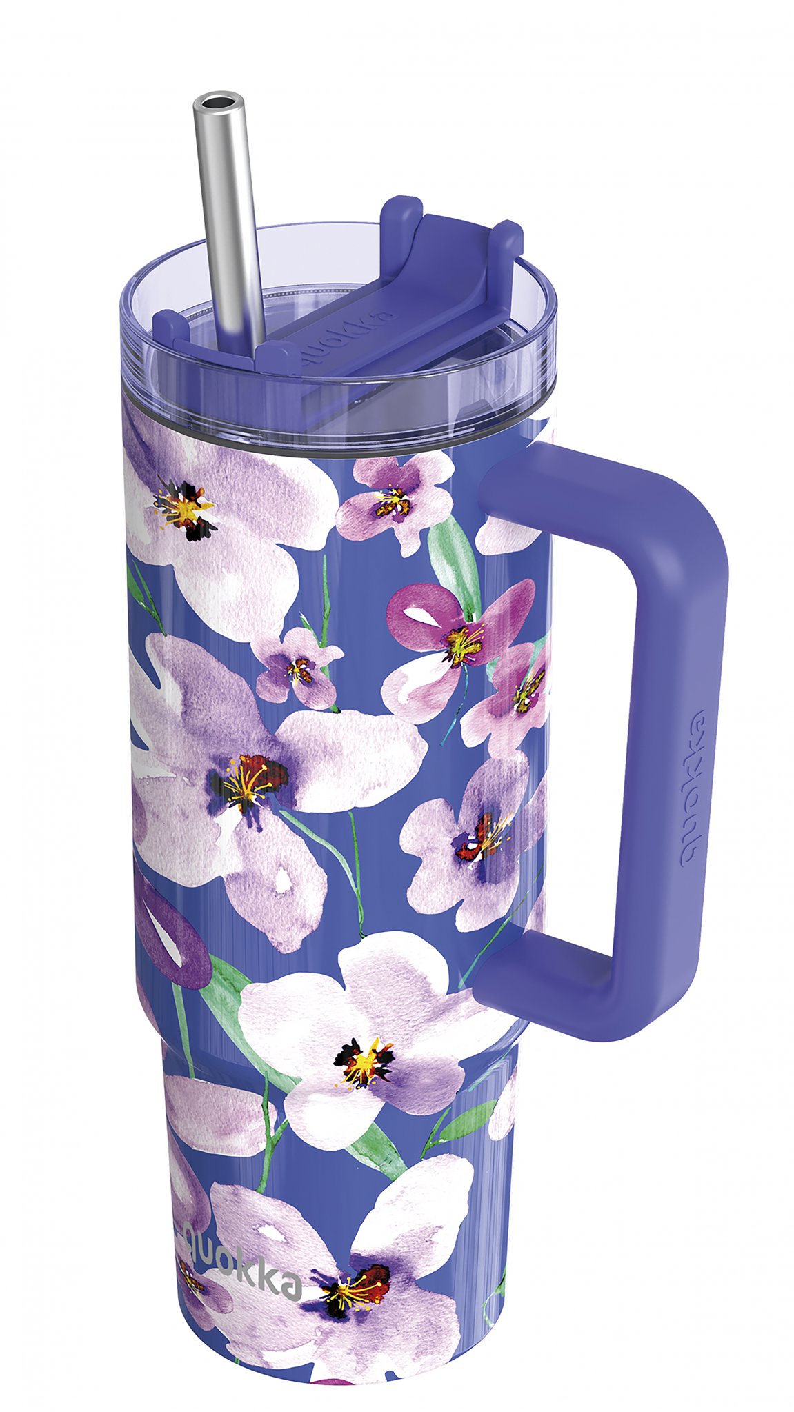 Quokka Stream so slamkou 950 ml Flower Dusk