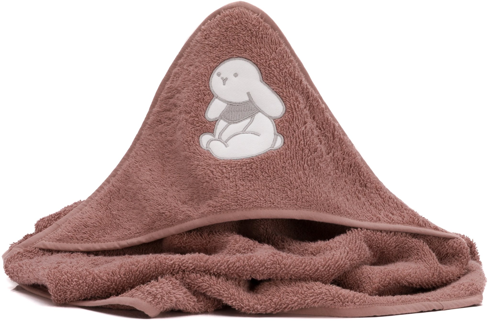 Fillikid Osuška s kapucňou rabbit pink 75 × 75 cm