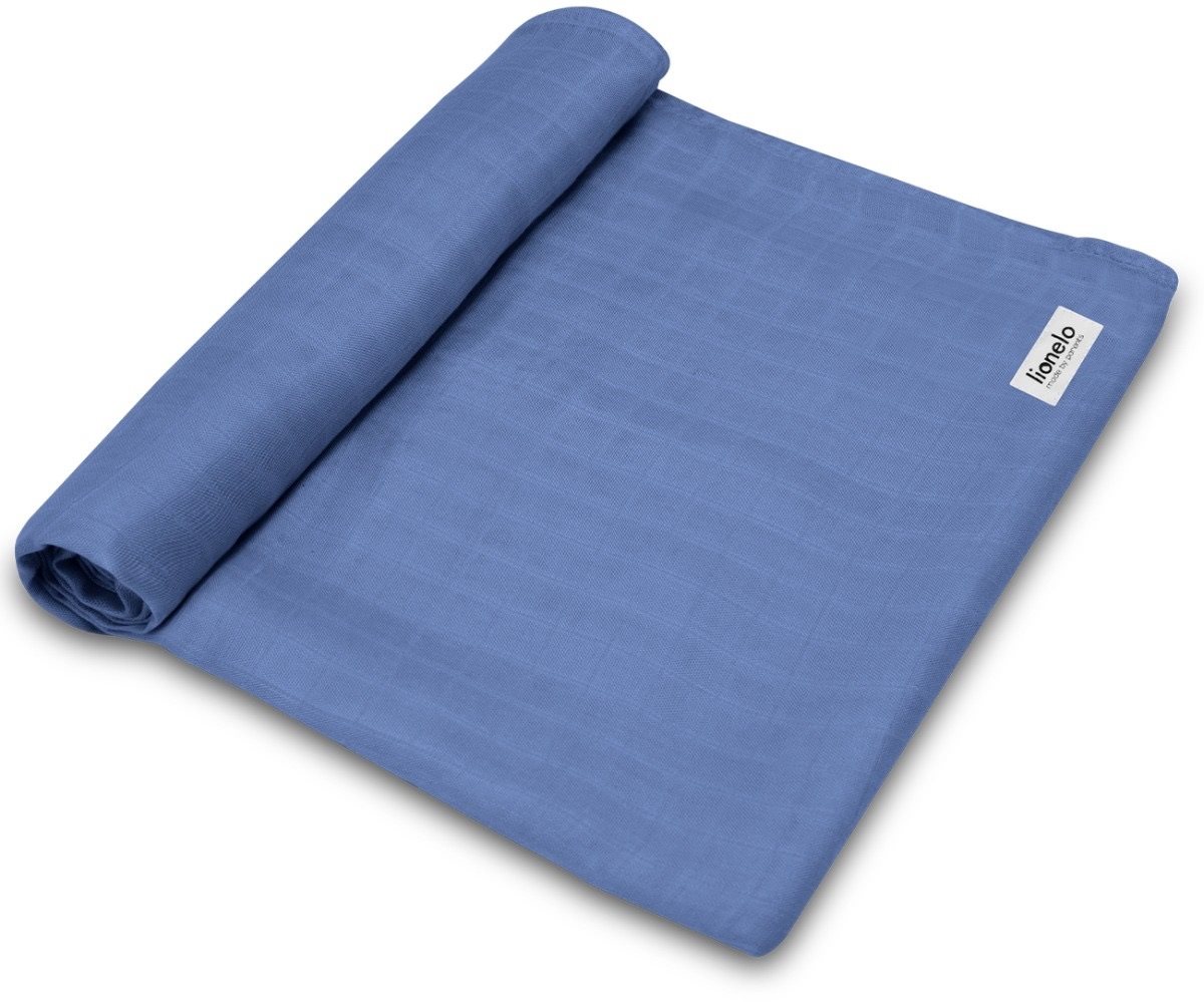 Lionelo Bambusová plienka Bamboo Swaddle Blue Denim