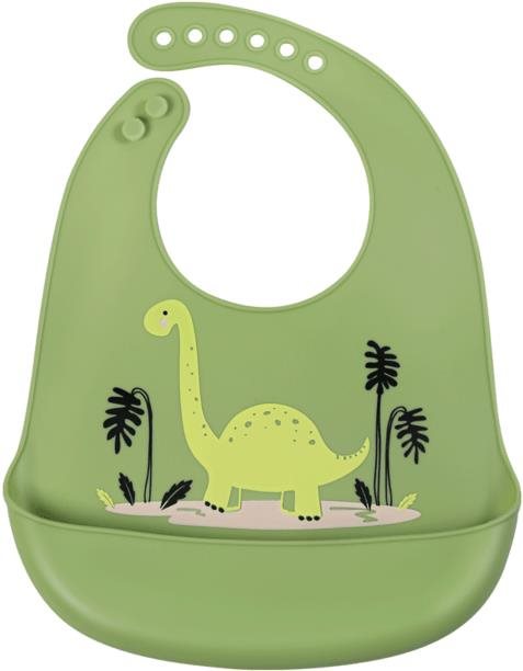 Simed Silikónový podbradník s vreckom – Dinosaurus