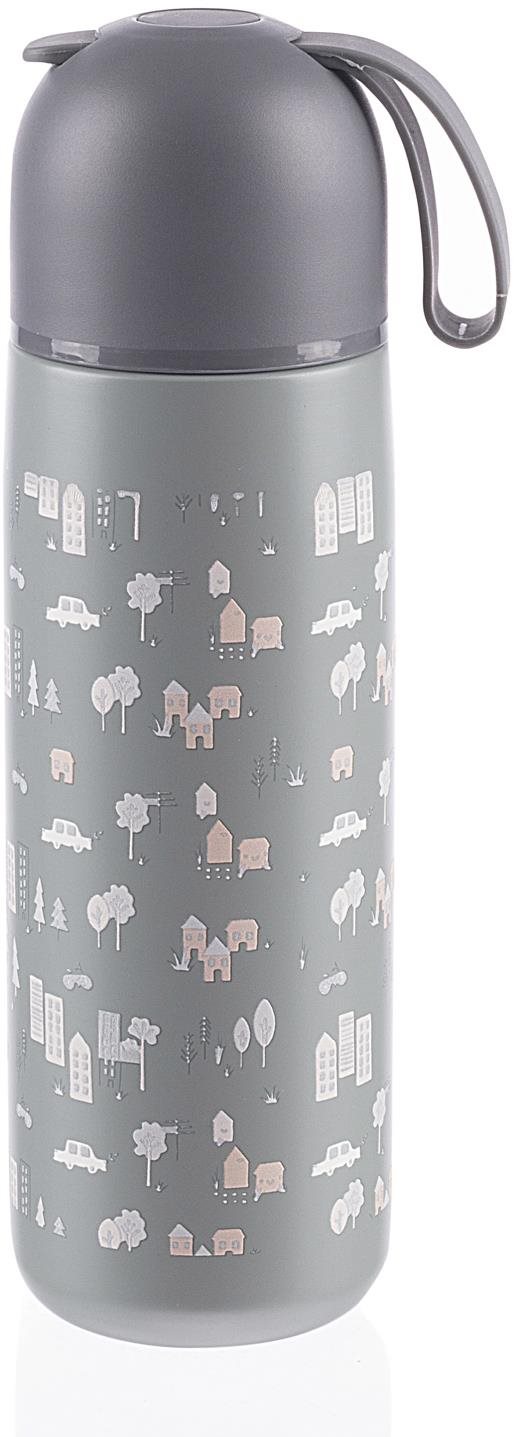 Zopa Termoska na tekutiny so silikónovým držiakom City 400 ml