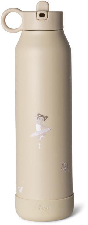 Citrón Nerezová fľaša na vodu Médium 500 ml – Ballerína