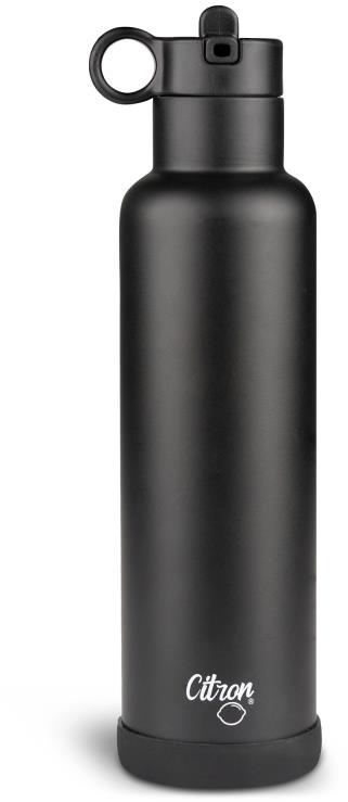 Citrón Nerezová fľaša na vodu 750 ml – Black