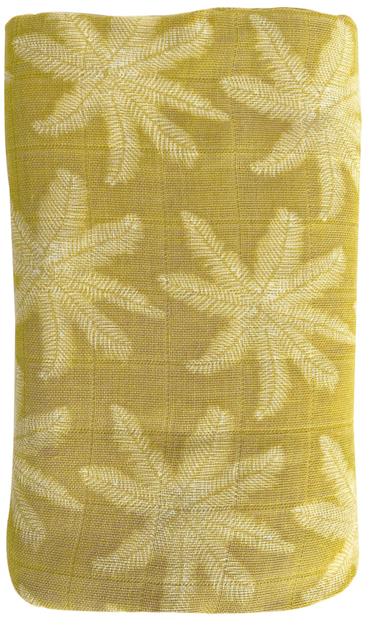 OB Designs Mušelínová plienka Palm Print – Pear