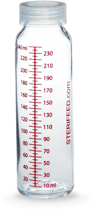 Sterifeed sklenená dojčenská fľaštička 240 ml