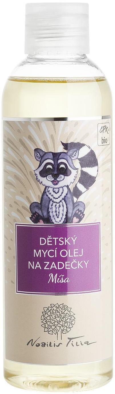 Nobilis Tilia Detský umývací olej na zadočky Míša, 200 ml