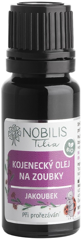 Nobilis Tilia Dojčenský olej na zúbky Jakubko, 10 ml