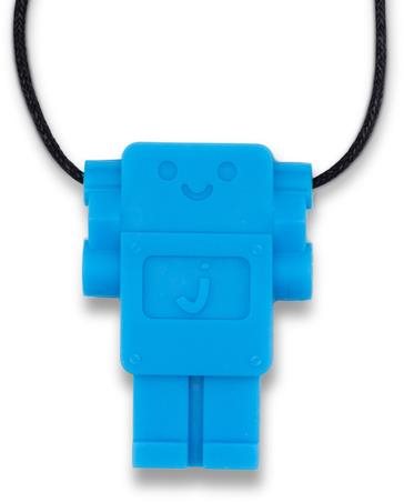 Jellystone Designs Upokojujúci prívesok Robot svetlomodrý