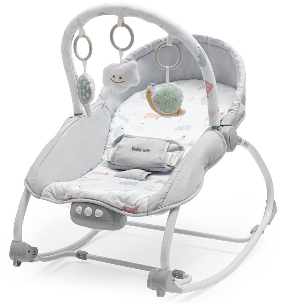 Baby Mix Multifunkčné hojdacie ležadlo pre bábätko slimák