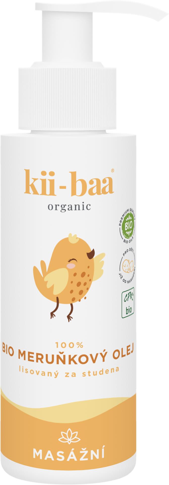 KII-BAA Bio marhuľový olej 100 %, 100 ml