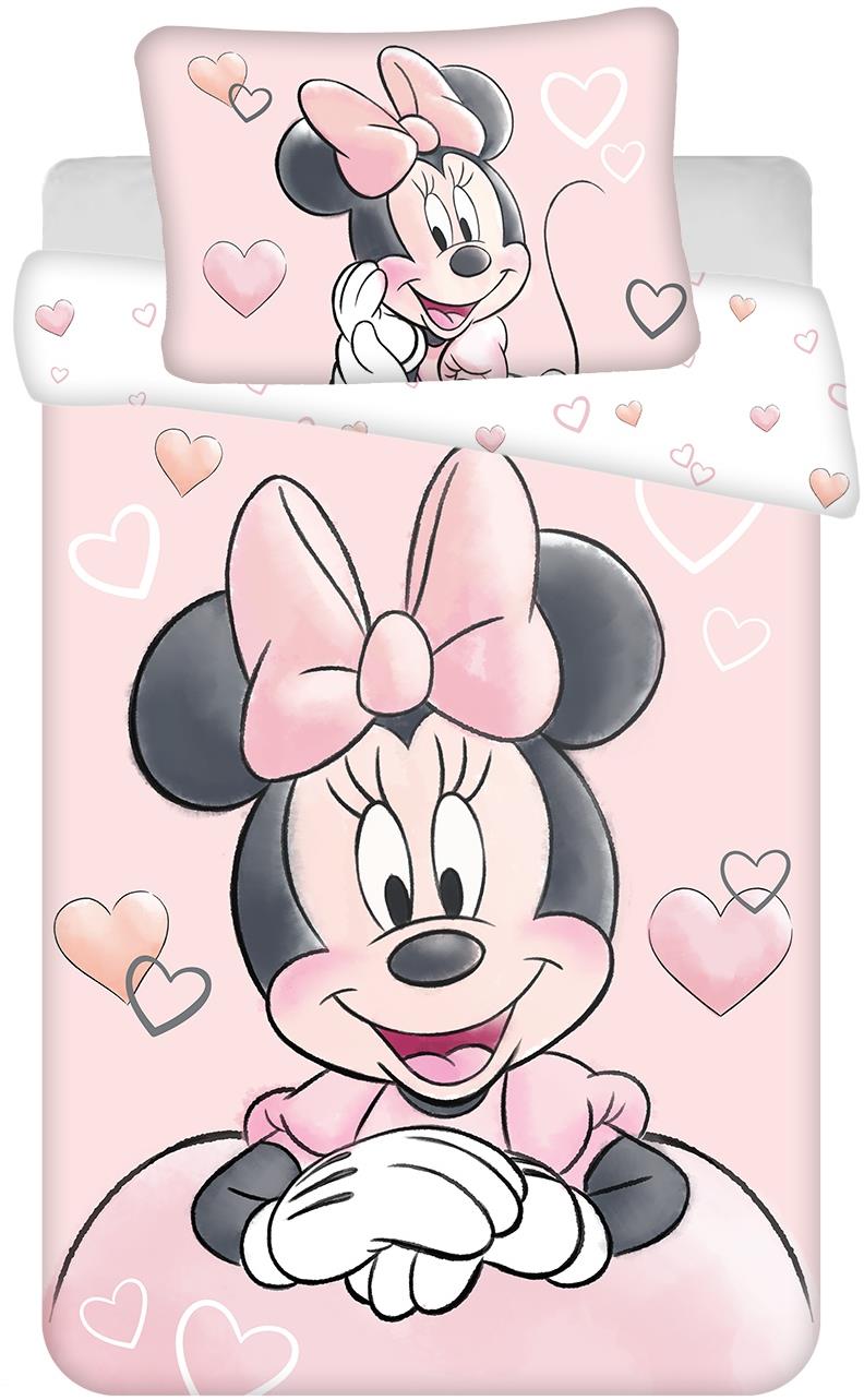JERRY FABRICS Disney Minnie Powder pink baby 100 × 135 cm