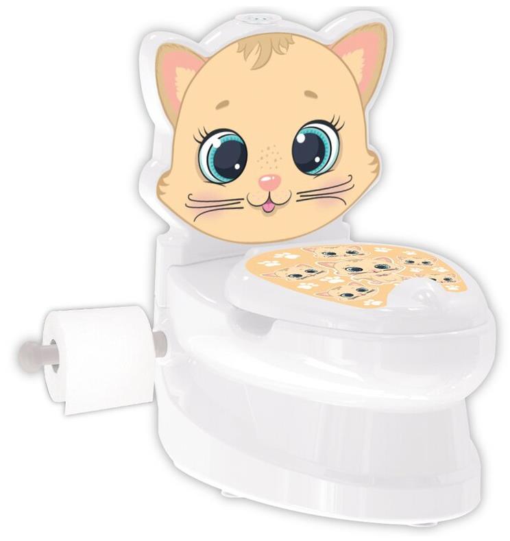 Siva WC nočník Mačička