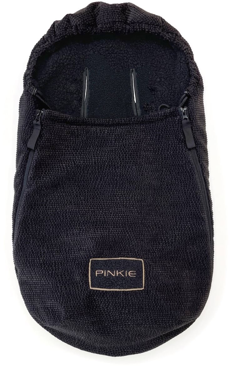 Pinkie fusak fur teddy black 0 – 12 mesiacov