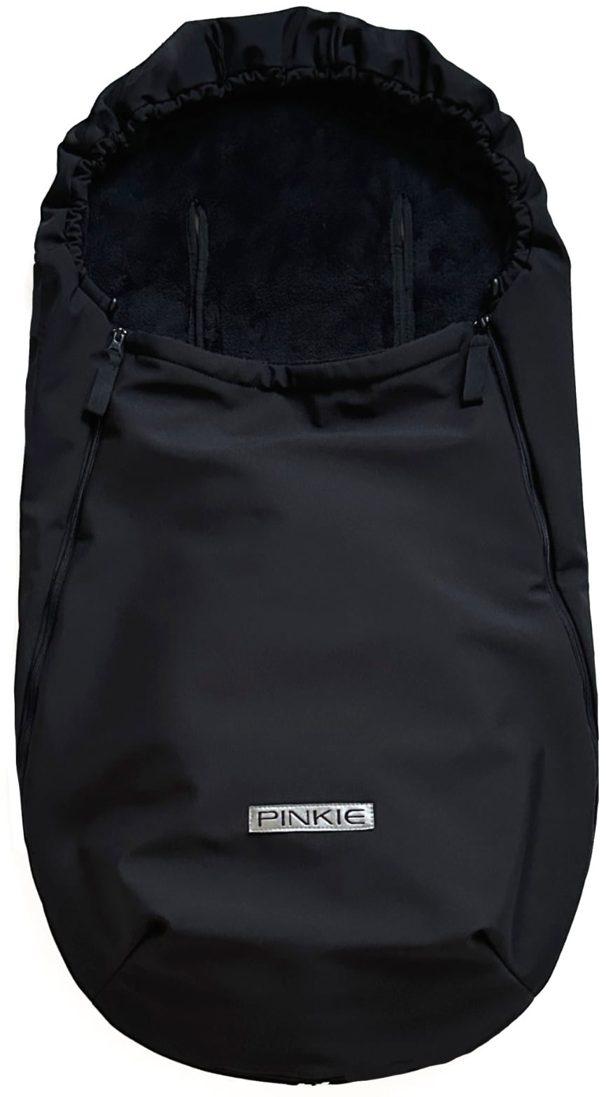 Pinkie fusak softshell black – slabší, pozdĺžne otvory