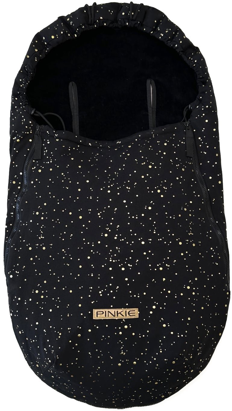 Pinkie fusak shine gold black – ľahký, pozdĺžne otvory