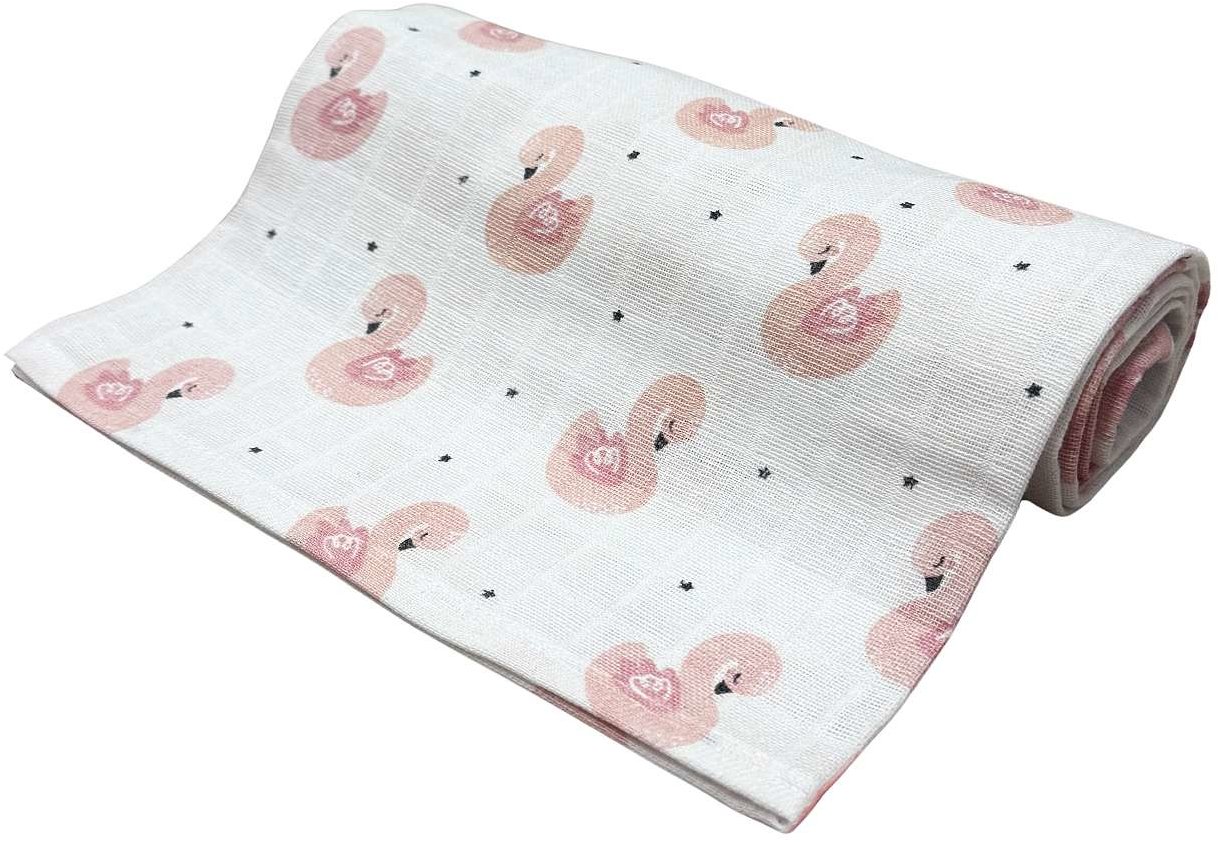 PREM INTERNACIONAL Tetra osuška 90 × 100 cm Ružová labuť, balenie 1 ks