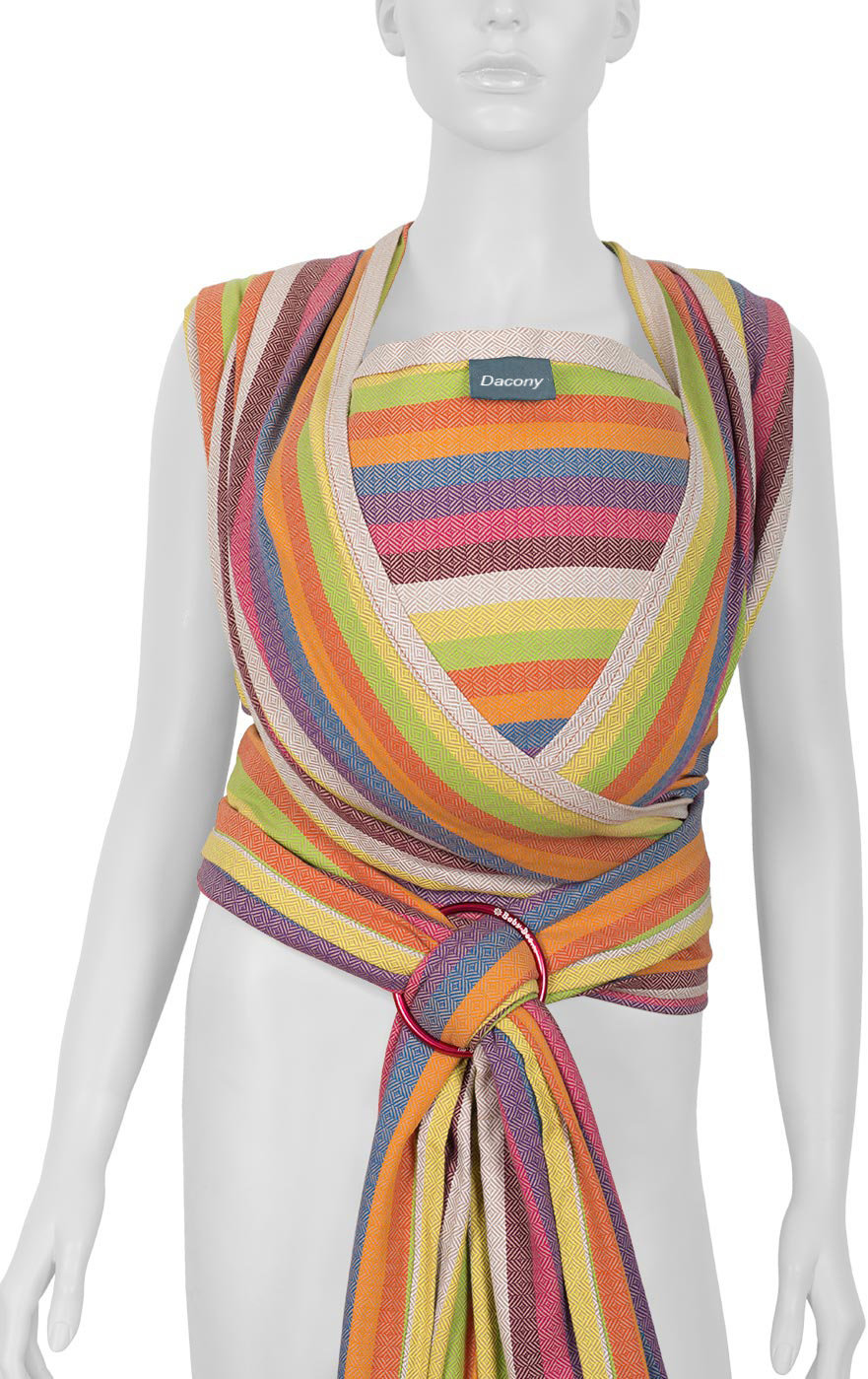 Dacony Šatka 5,2 m (L) + pár krúžkov zadarmo, dúha