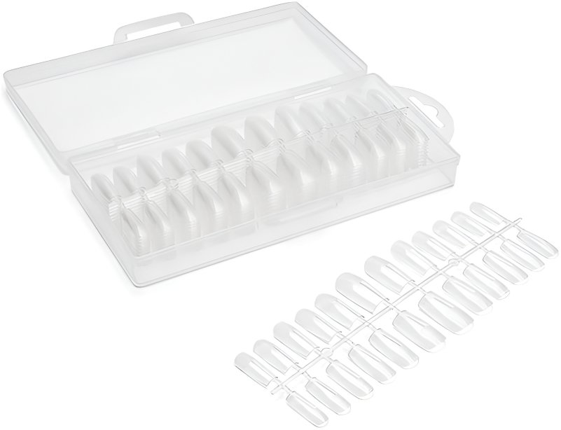 Bafi Gélové tipy na nechty, štvorec, 240 ks