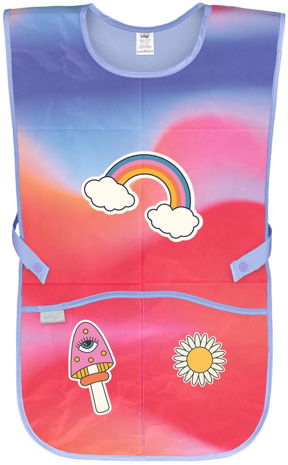 BAAGL Detská zástera Dúha červená