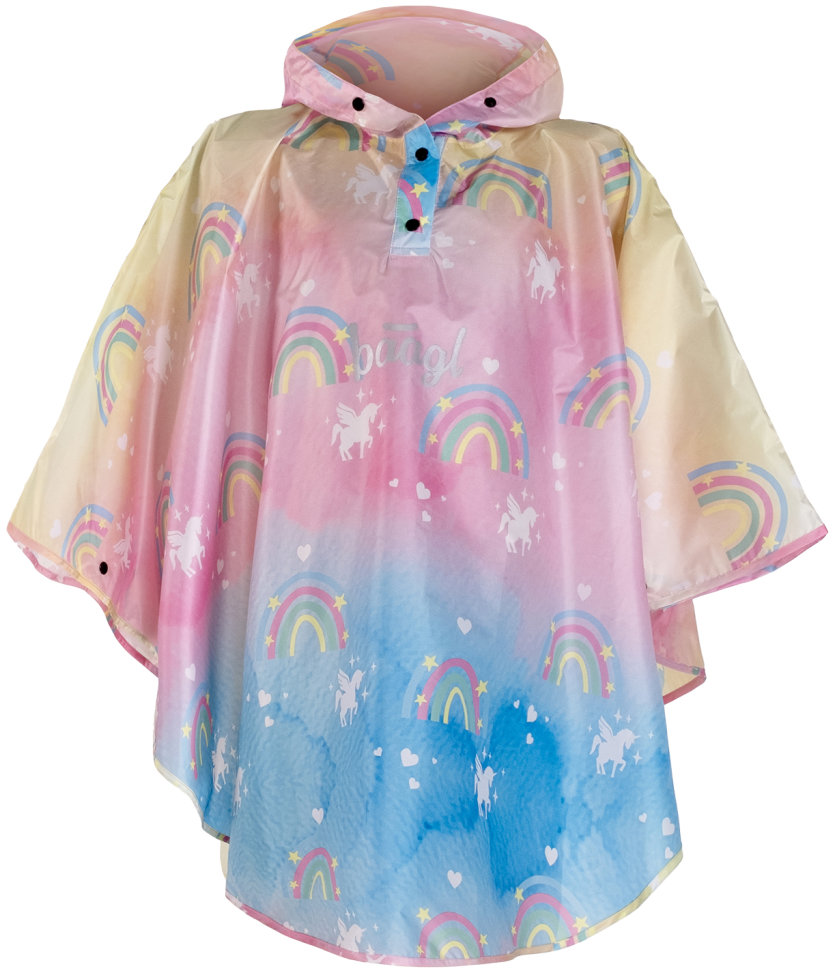 BAAGL Outdoor pláštenka pončo Unicorn veľ. S (110 – 130 cm)