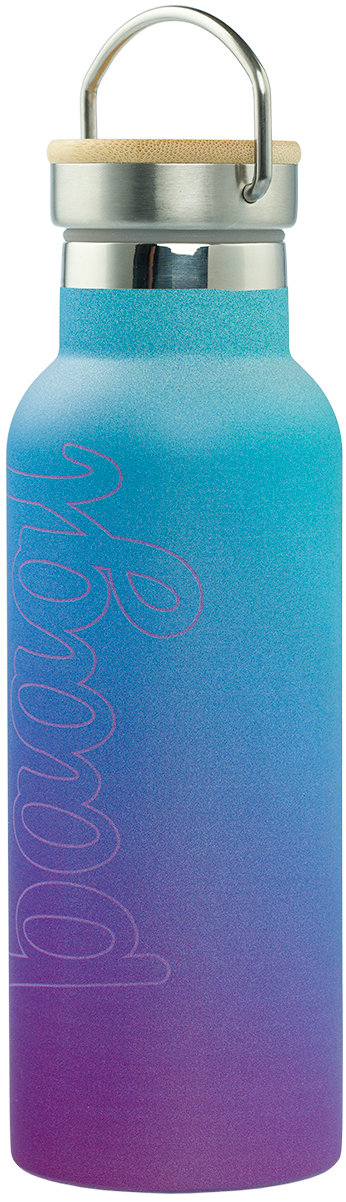 BAAGL Termofľaša s bambusovým viečkom Gradient modro-fialová, 500 ml