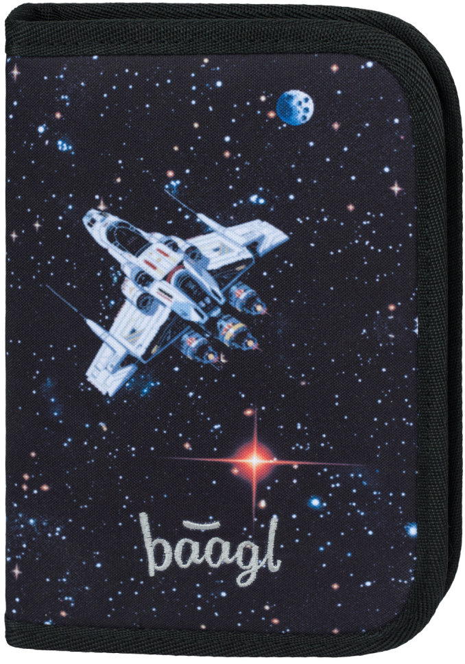 BAAGL Školský peračník jednoposchodový Pixel Space