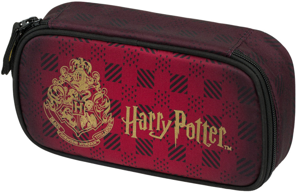 BAAGL Školský peračník etue Harry Potter Rokfort vínový GRS