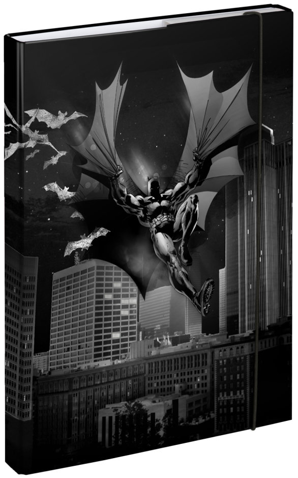 BAAGL Dosky na školské zošity A4 Batman Dark City