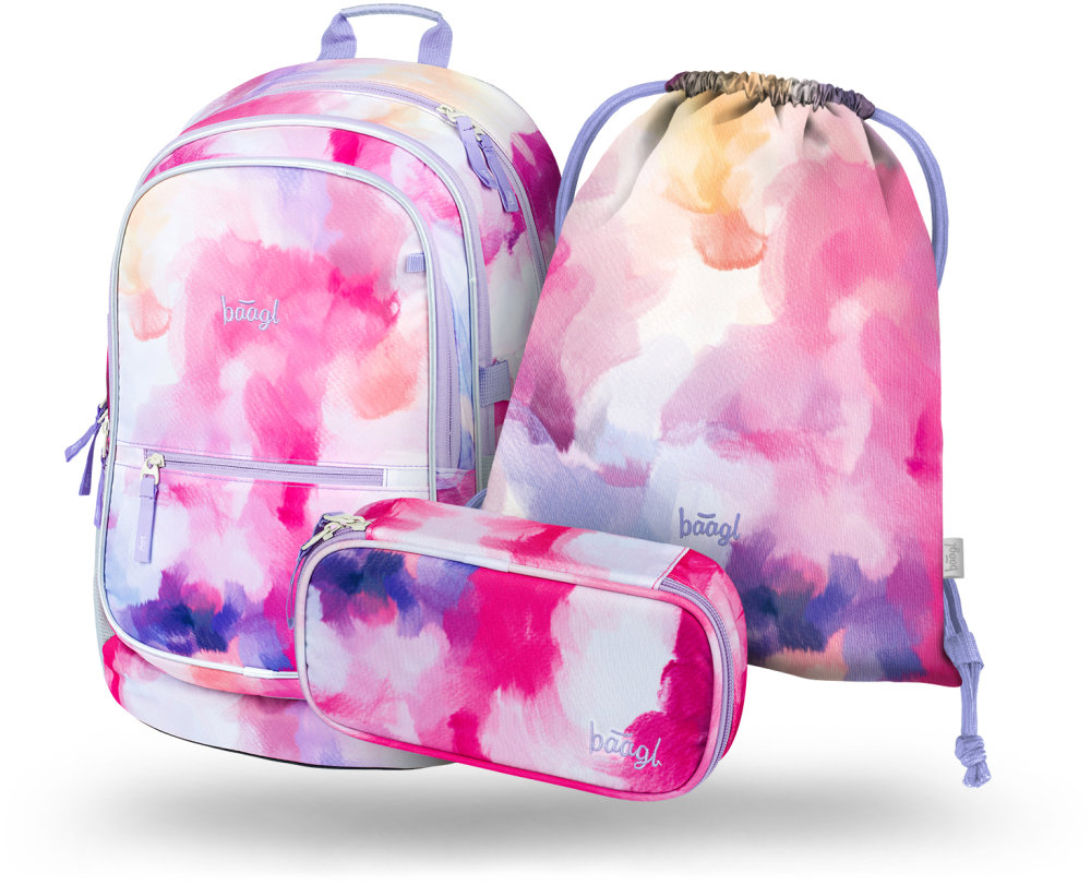 BAAGL 3 SADA Core Painting: batoh, peračník, vrecko