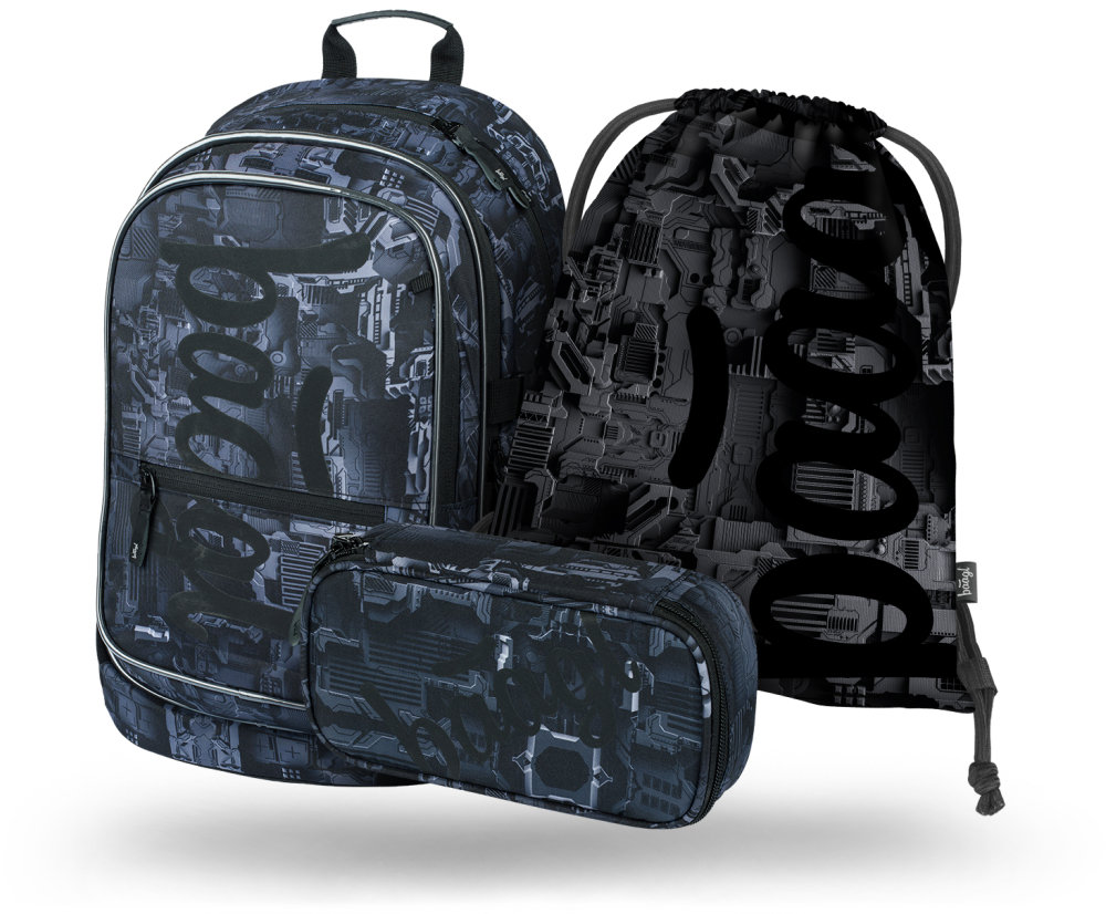 BAAGL 3 SADA Core Technic: batoh, peračník, vrecko