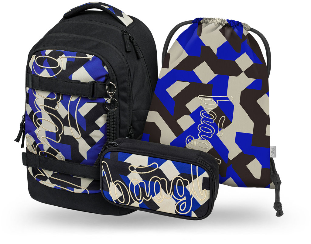 BAAGL SADA 3 Skate Max Variety: batoh, peračník, vrecko GRS