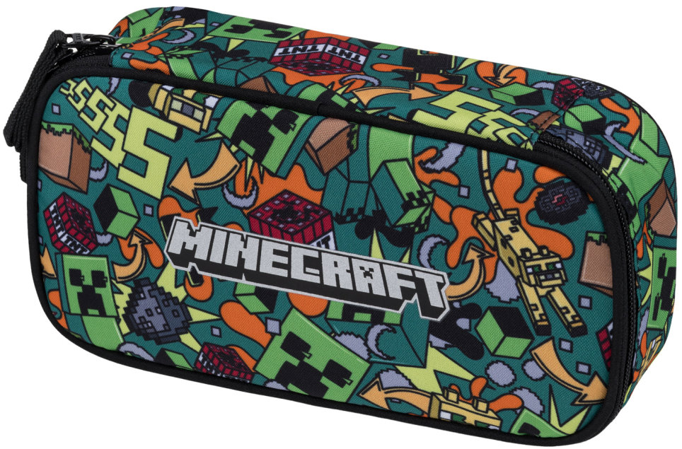 BAAGL Školský peračník etui Minecraft Chaos