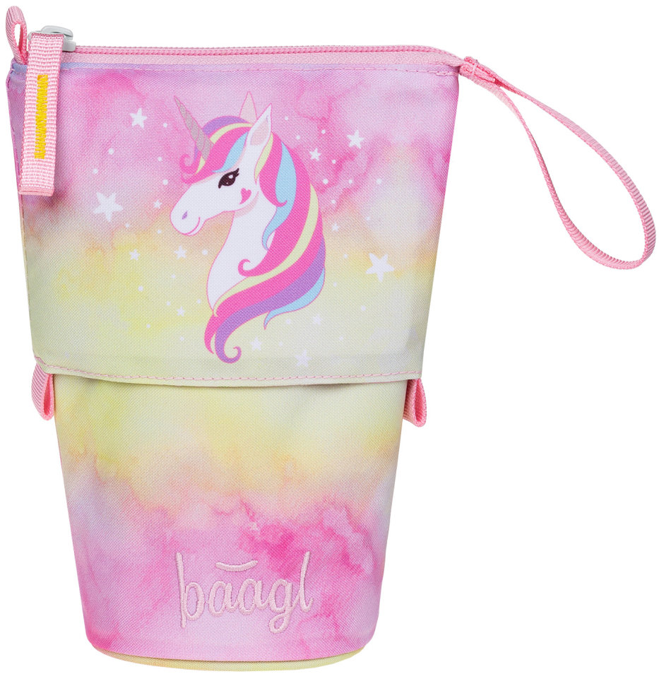 BAAGL Školský peračník Pastelkovník Rainbow Unicorn GRS