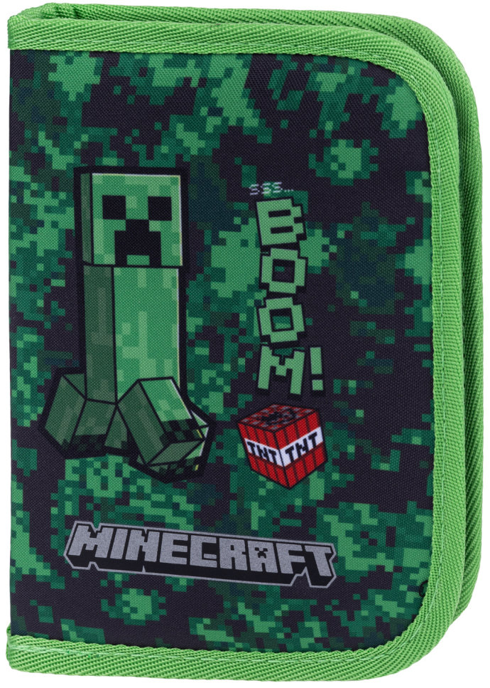 BAAGL Školní penál jednopatrový Minecraft Boom