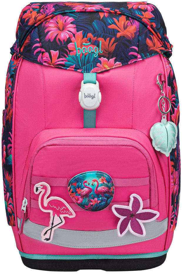 BAAGL Školský batoh Airy Plus Flamingo GRS