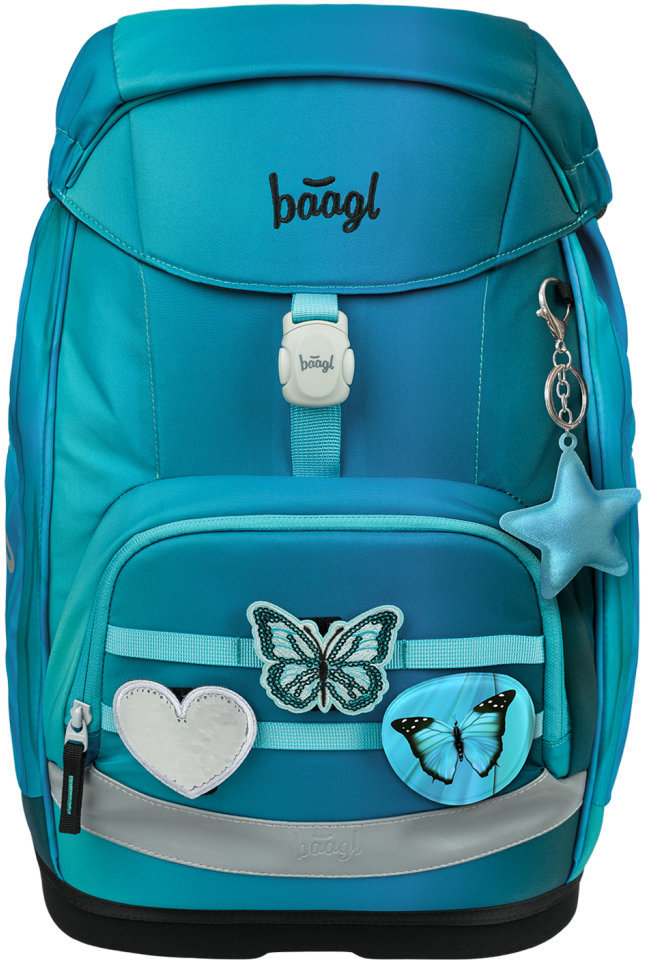 BAAGL Školský batoh Airy Plus Butterfly GRS