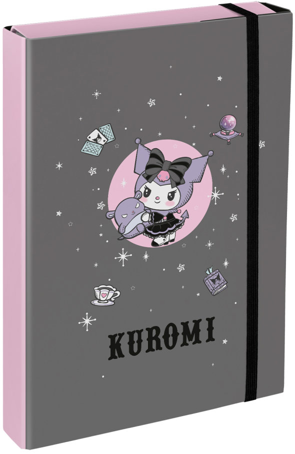 BAAGL Dosky na školské zošity A4 Jumbo Kuromi Grey