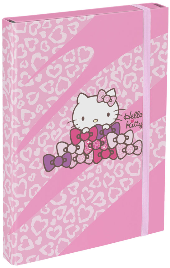 BAAGL Dosky na školské zošity A4 Hello Kitty Sweet Leopard