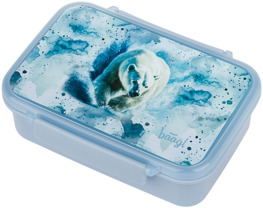 BAAGL Box na desiatu s priehradkami Polar