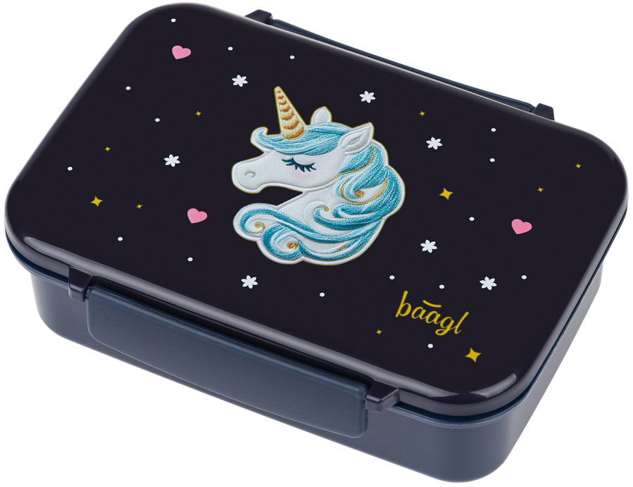 BAAGL Box na desiatu s priehradkami Unicorn Gold