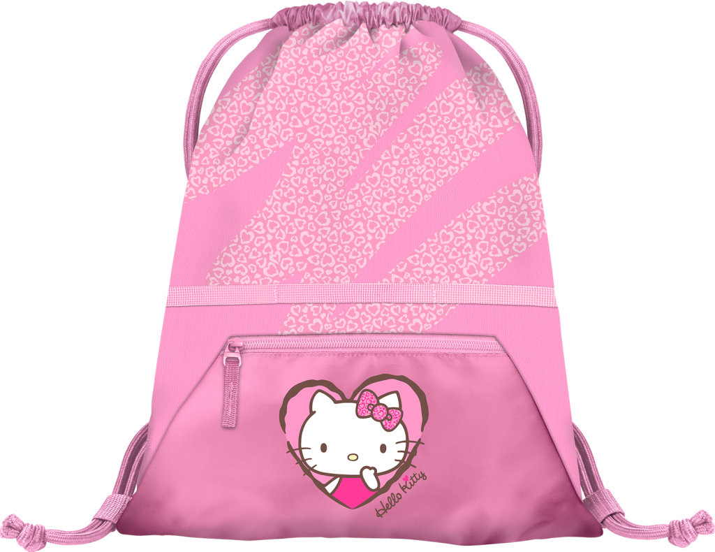 BAAGL Sáček s kapsou Hello Kitty Sweet Leopard GRS