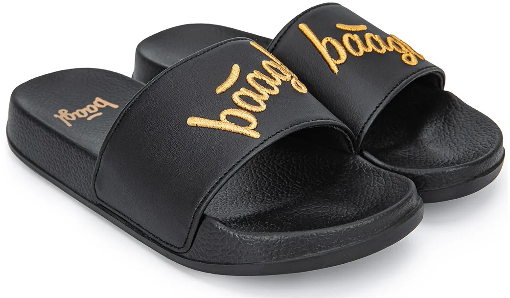 BAAGL Pantofle Logo Gold vel. 34