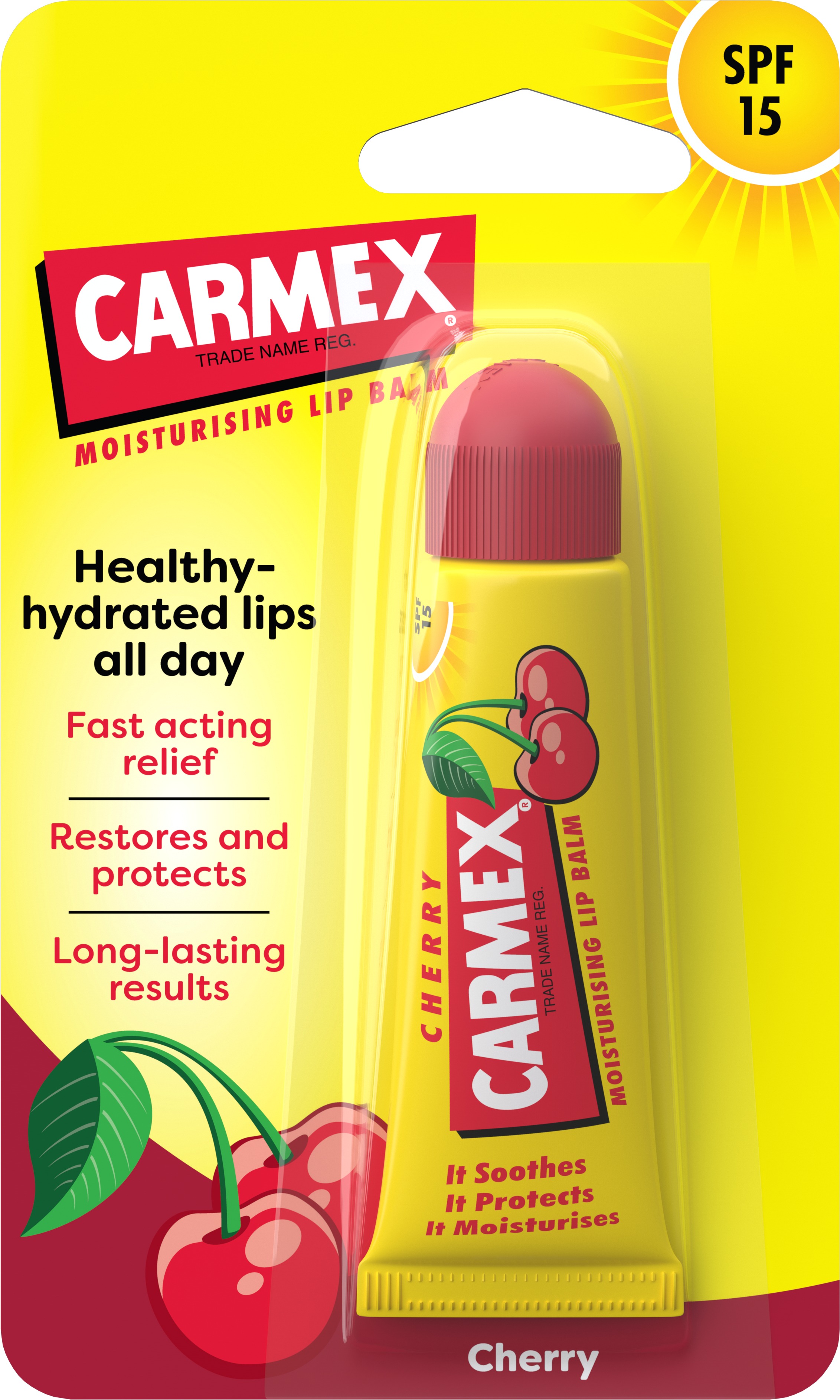 CARMEX Cherry SPF15 Moisturising Lip Balm 10 g