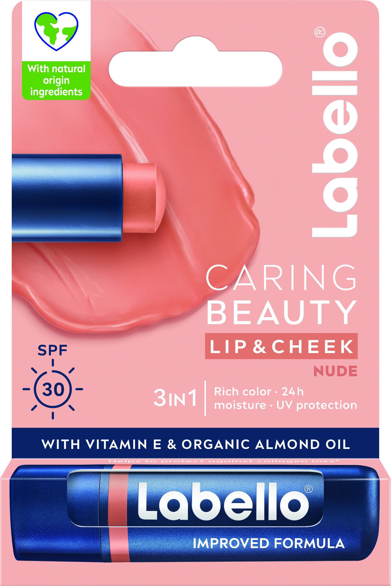 LABELLO Nude Lip balm 3 in 1
