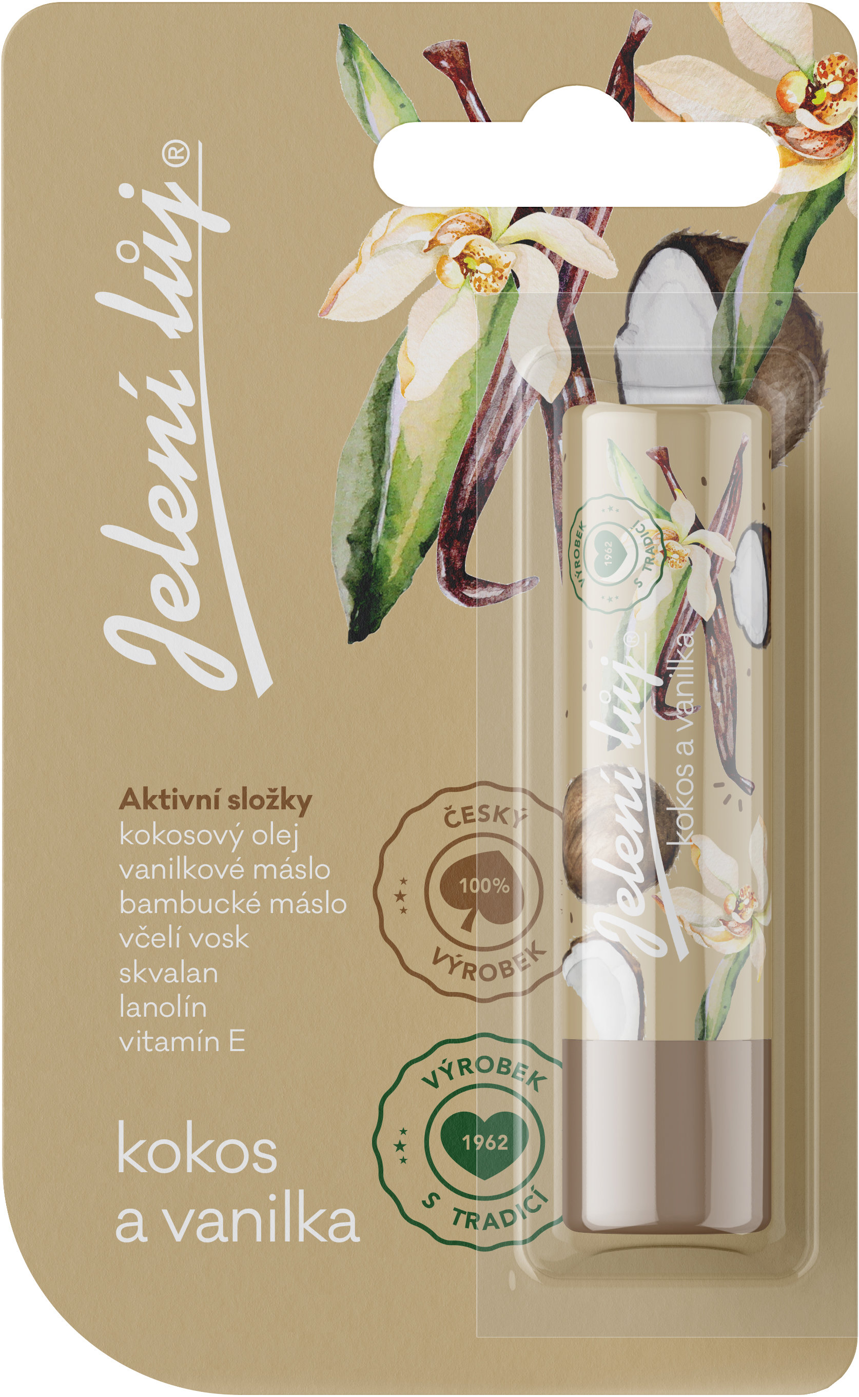 JELENÍ LOJ Kokos a vanilka